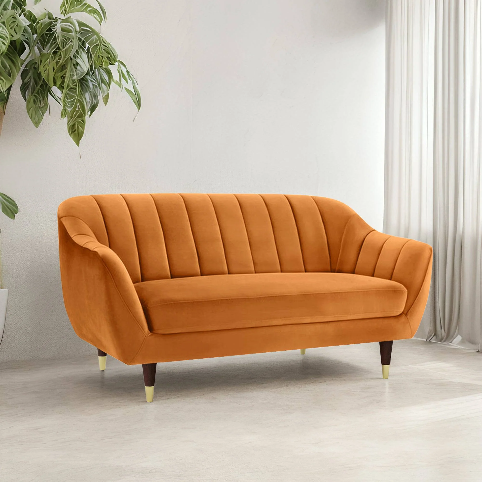 Divano arancione originale